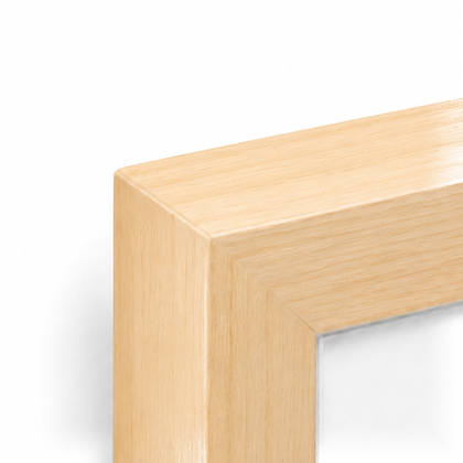 Wood frame corner